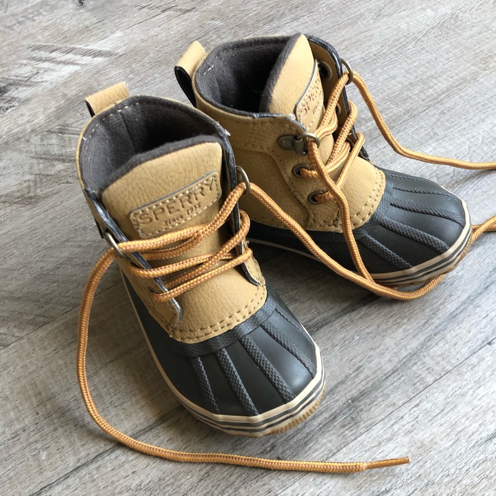 Toddler boys Sperry Duck Boots 6M